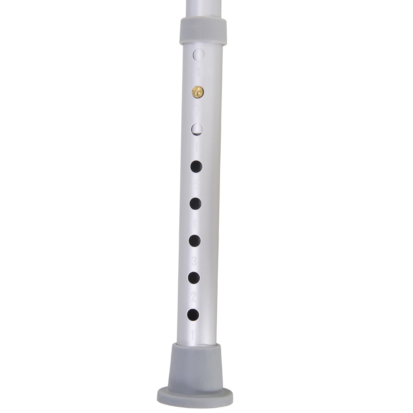 Aluminium Shower Stool With Adjustable Height Non-slip | One Size | White
