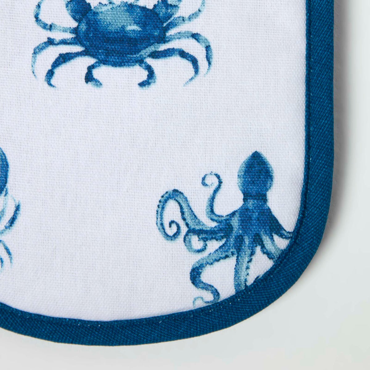 Blue Sea Animal 100% Cotton Double Oven Glove