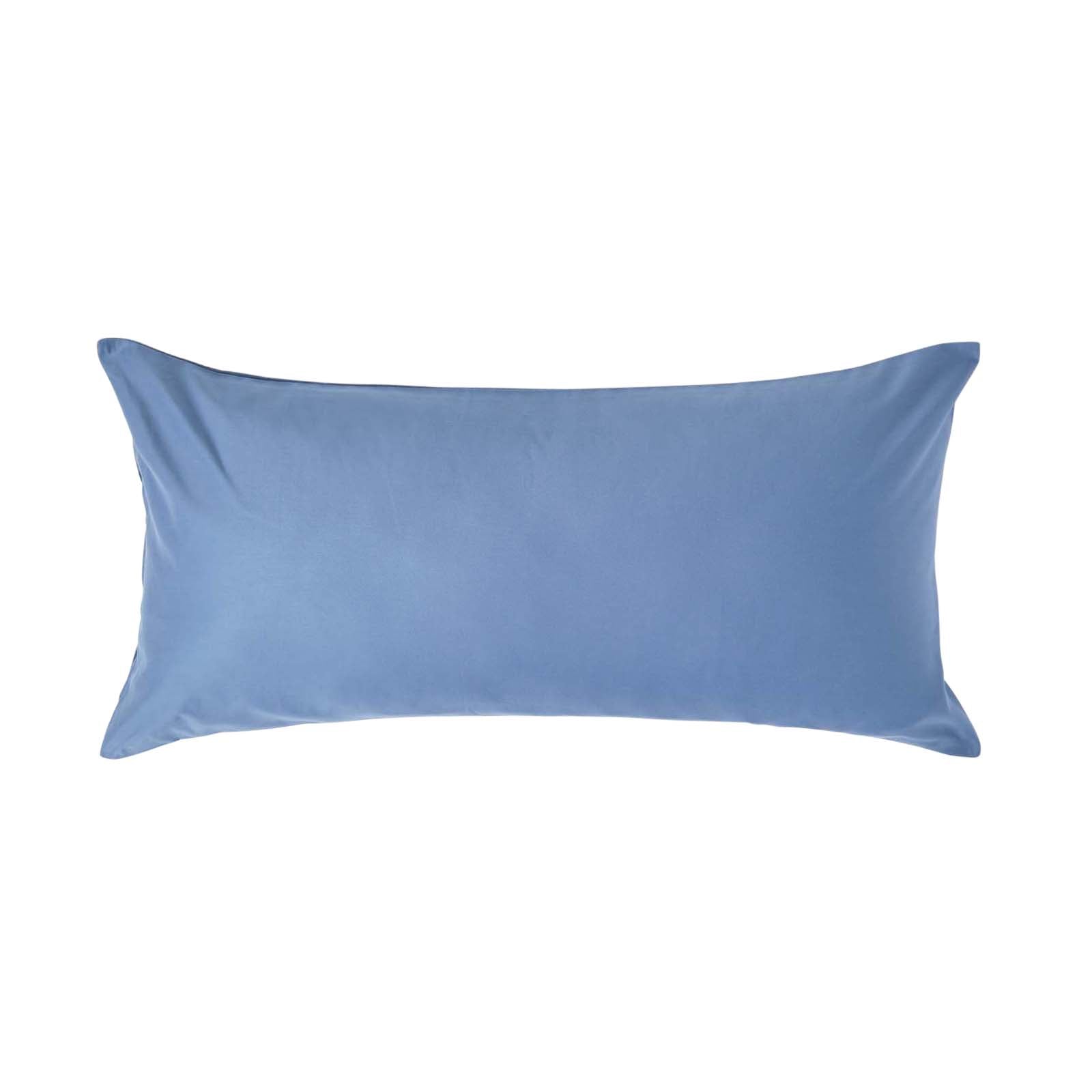European Size Egyptian Cotton Pillowcase 1000 Tc | 40 x 80cm | Airforce Blue