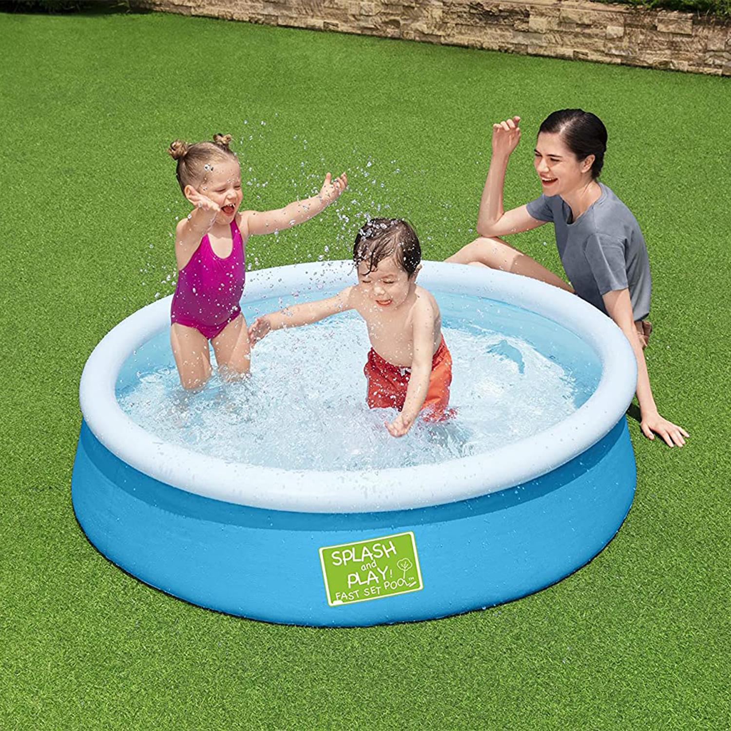 Swimming Pool Fast Set 1.5m X 38cm With Patch Repair Kit