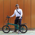 Virum 2025 Folding Bike - Lightweight E-bike | Green