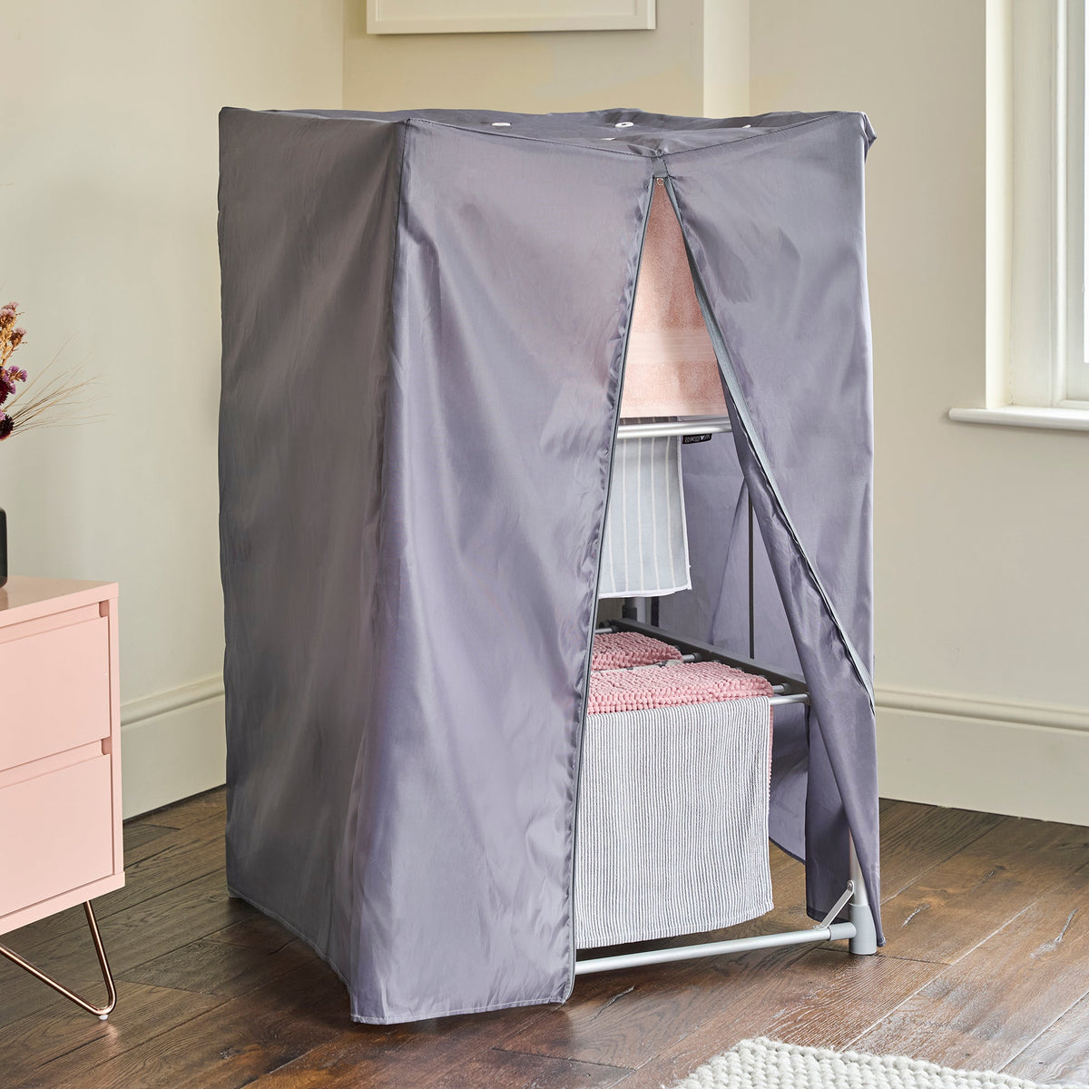 3-tier Heated Clothes Airer With Digital Timer, 3 Heats & Cover