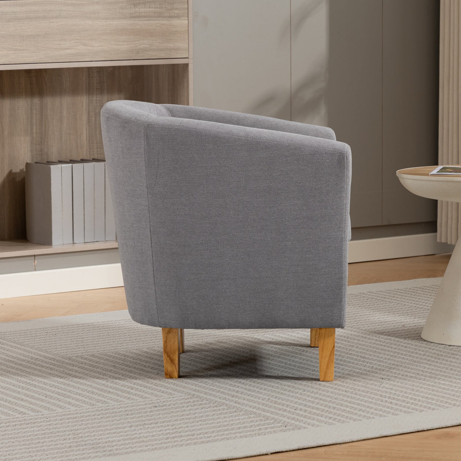 Millie Fabric Accent Chair | Grey
