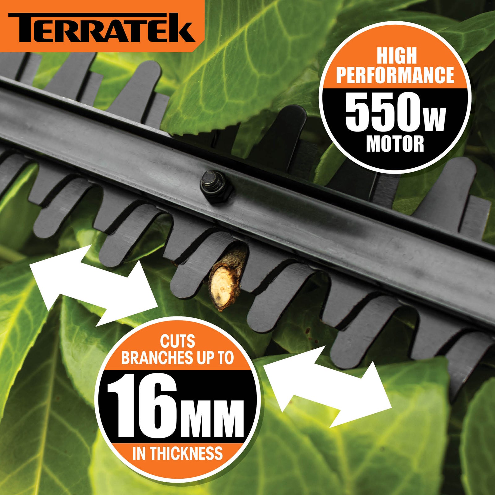 500w Hedge Trimmer Garden Electric Long Reach Telescopic Extendable Hedge Cutter Corded