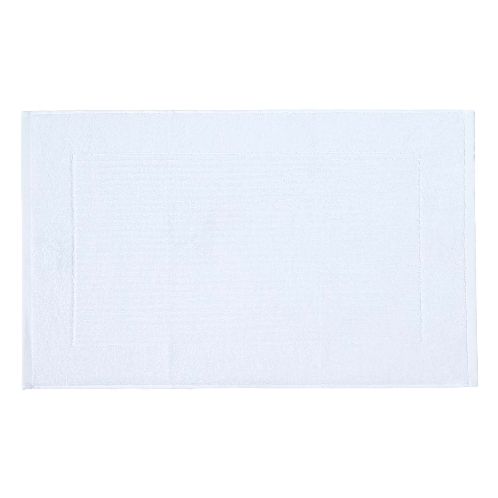 Imperial Plain Turkish Cotton Bath Mat | 50 x 80cm | White