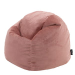 Kids Aurora Velvet Bean Bag Chair | Pink