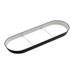 160/240/320cm W X 80cm D X 42cm H Galvanised Raised Beds For Garden, Metal Elevated Planter Box With Safety Edging, Easy Diy For Growing Flowers, | Medium | Anthracite