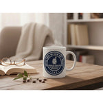 Dyzi Coffee Crew We Brew But Whoops Funny Quote Ceramic Mug