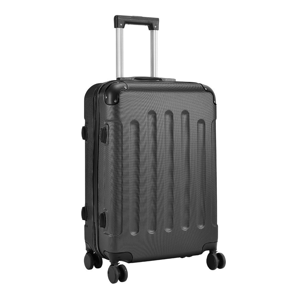 Modern Hardside Spinner Suitcase With Combination Lock | Black
