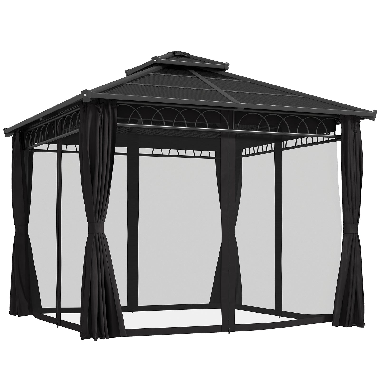 3x3m Outdoor Polycarbonate Gazebo