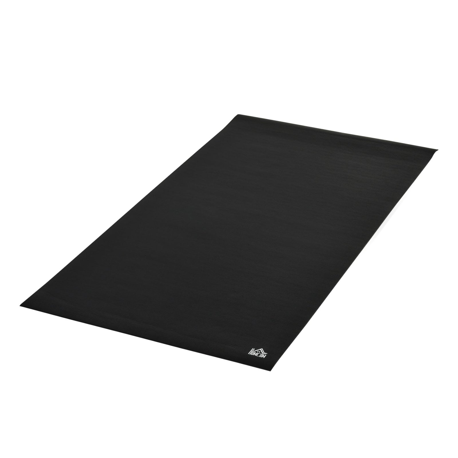 6mm Padded Gym Mat Non-slip Floor Protector 180x90cm | Black
