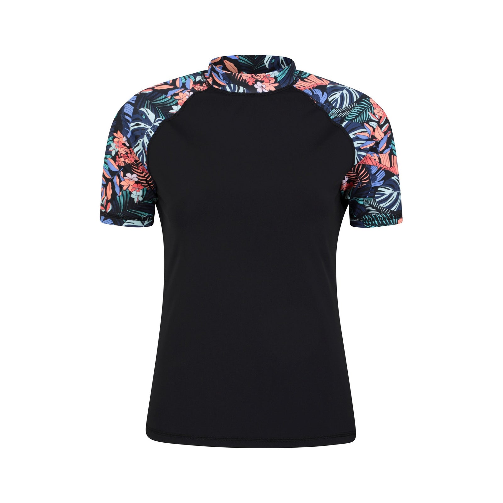 Womens/ladies Patterned Rash Top | 20 UK | Black