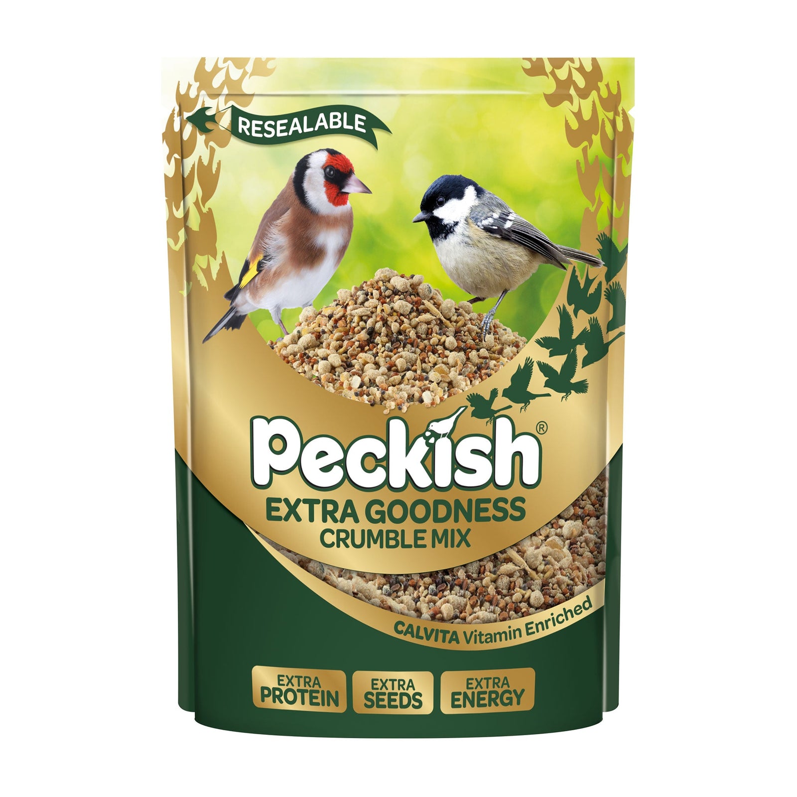 Extra Goodness Crumble Mix 1kg High-energy Wild Bird Food | 1kg