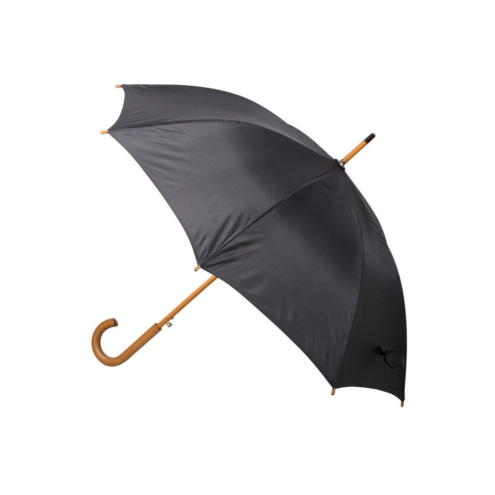 Plain Stick Umbrella | One Size | Black