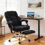 Massage Office Chair With Heat, 135° Reclining Desk Chair | Black