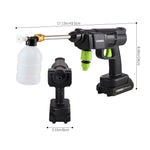 Electric Handheld Pressure Washer Cleaner With 1 Battery | Black