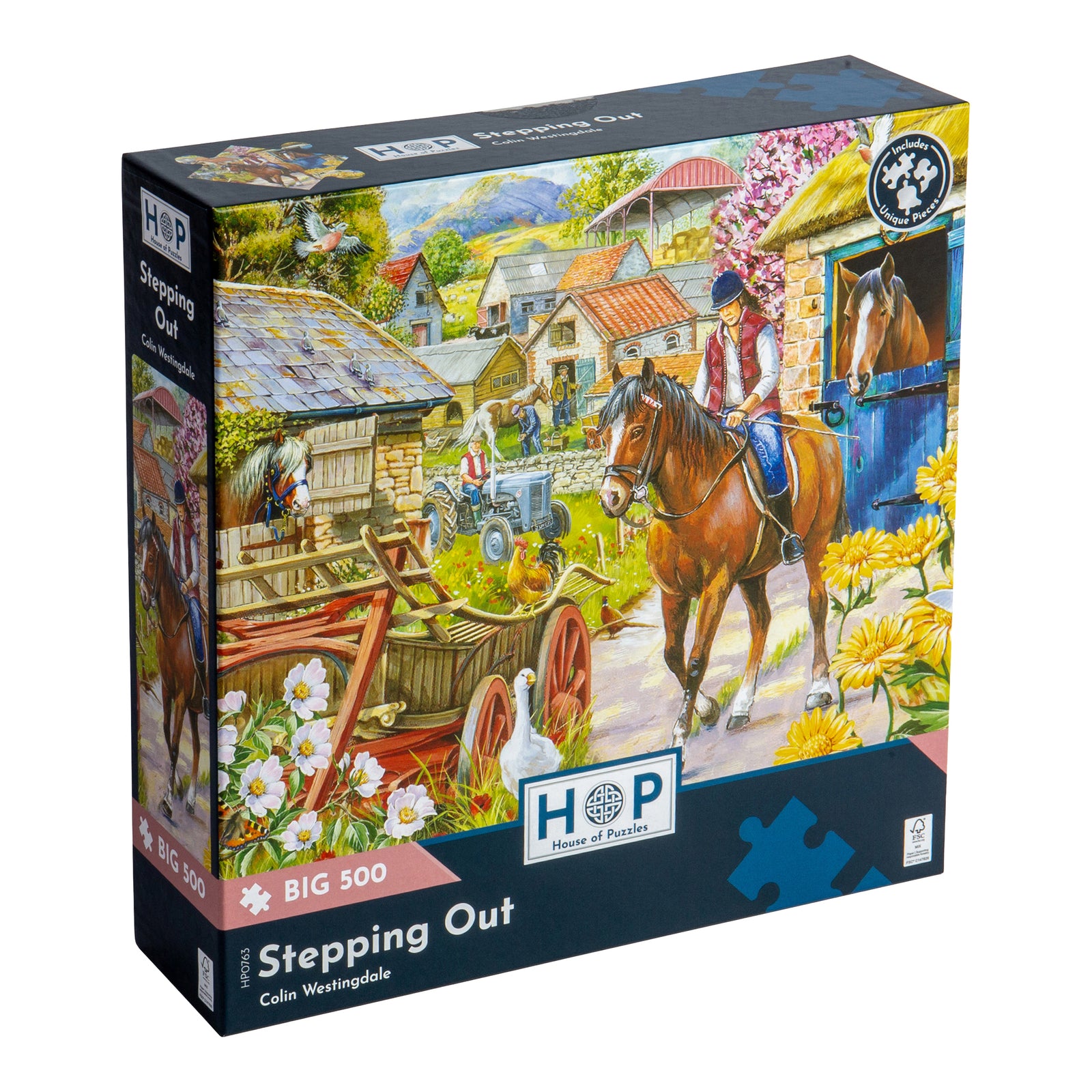 Stepping Out Jigsaw - Big 500 Piece Jigsaw Puzzle For Adults, With Extra Large Pieces