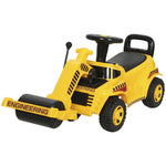 Kids Ride On Tractor, Detachable Trailer Ages 1-4, Horn, Yellow