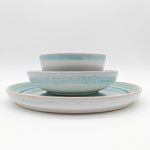 Reactive Blue Glaze Dinnerware Dinner Plate Set 27cm | Set of 4 | Blue