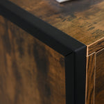 Industrial 3-drawer Cabinet Sideboard Storage Organizer