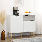 HOMCOM Modern Sideboard Storage Cabinet Free Standing Cupboard