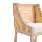 Set Of 2 Modern Upholstered High Bar Stools | Beige