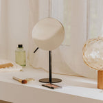 Magnifying Mirror, Freestanding, X5, Matt Black, Architect Collection