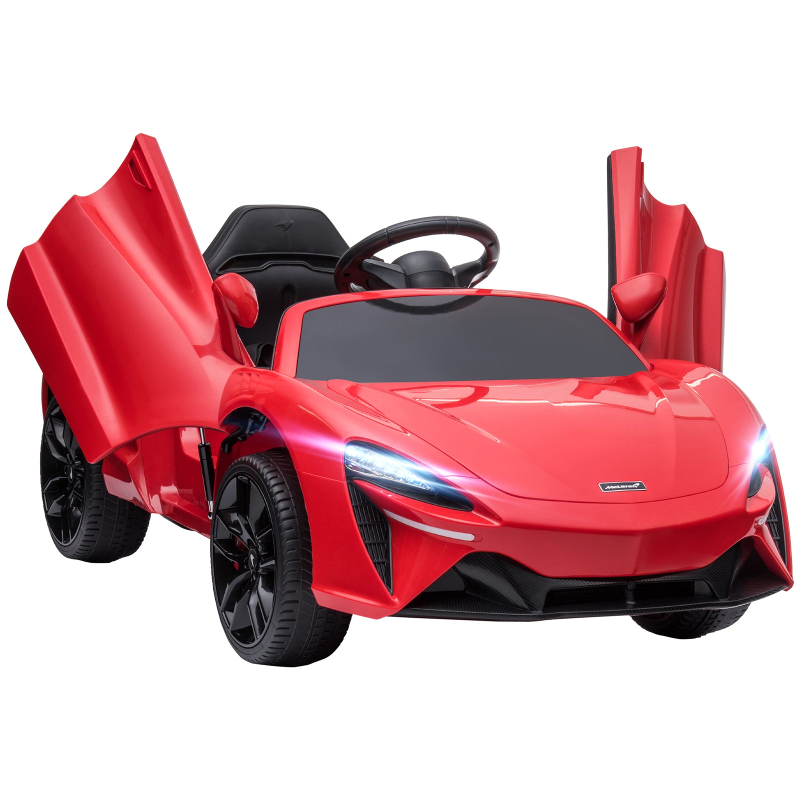 Mclaren Licensed Kids Electric Ride-on Car W/ Remote Control | Red