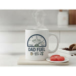 Dyzi Dad Fuel Funny Quote Ceramic Coffee Mug White