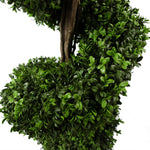 150cm Pair Of Spiral Buxus Artificial Tree Uv Resistant Outdoor