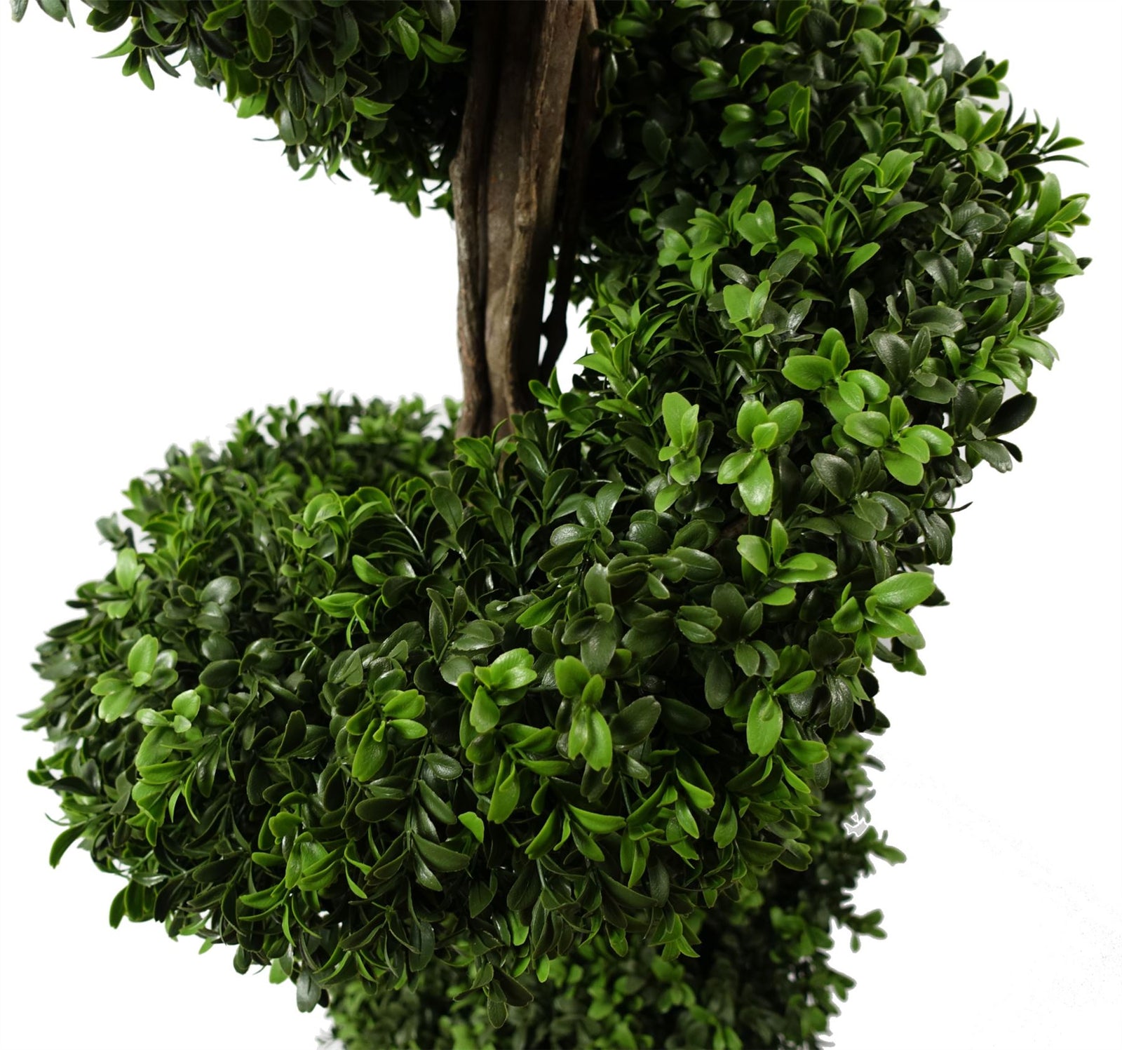 150cm Pair Of Spiral Buxus Artificial Tree Uv Resistant Outdoor