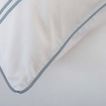 Angelique Cotton Embroidered Duvet Cover Set | Super King | Blue