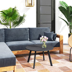 70cm Round Coffee Table W/ Non-slip Foot Pads