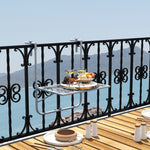 Balcony Hanging Table Wall Mount Adjustable Folding Desk