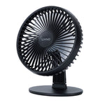 Livivo Compact Desktop Usb Fan 6 Inch Steel Base Cooling Black