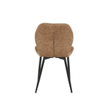 Jaydn Distressed Leather Comfort Dining Chairs - Set Of 4 | Set of 4 | Brown