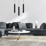 Hudson Pendant Lamp Hand Made High Quality Elegant Cylindrical Design With Matt Black Finish