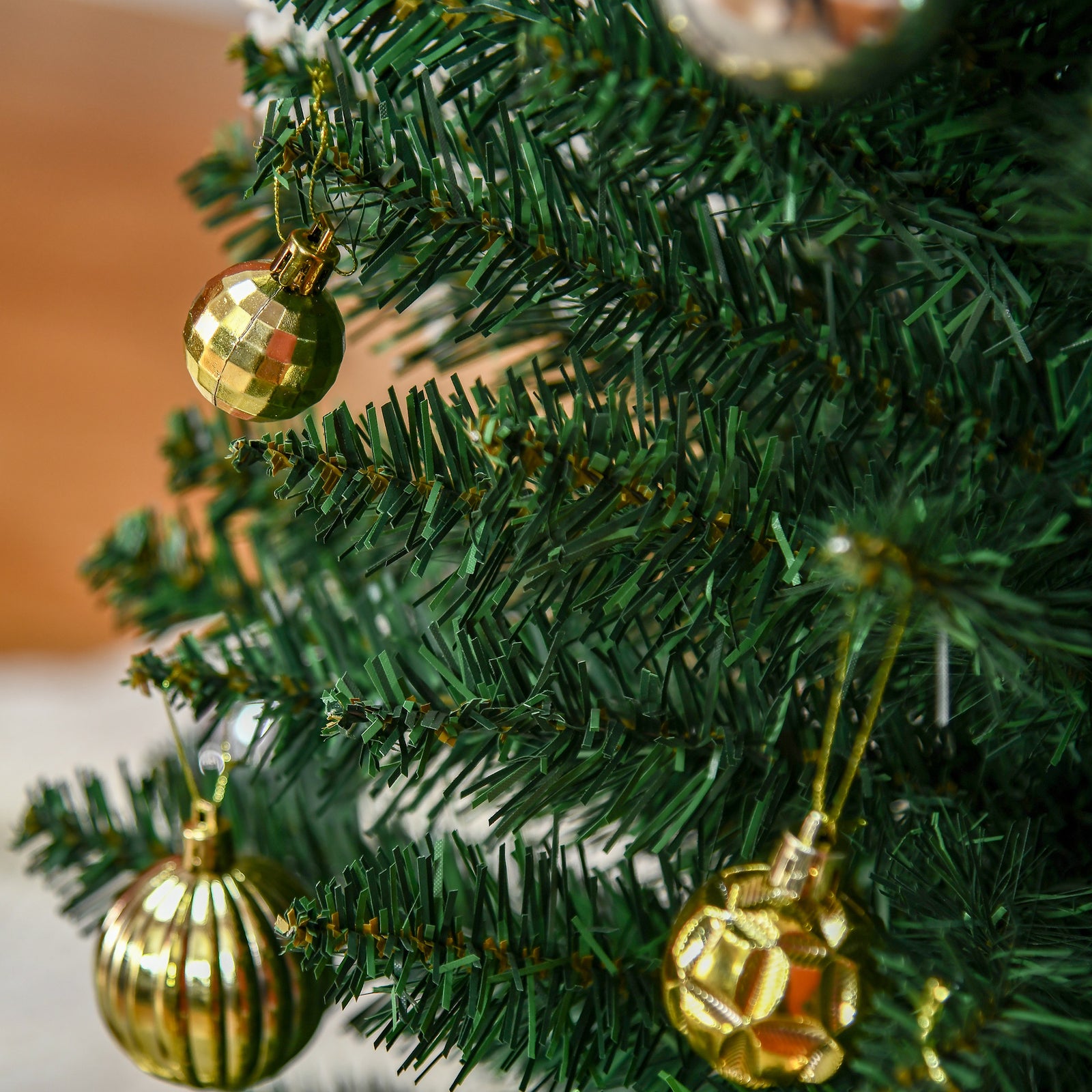 6ft Pencil Artificial Christmas Tree With Solid Stand Tips Green | 6ft | Green