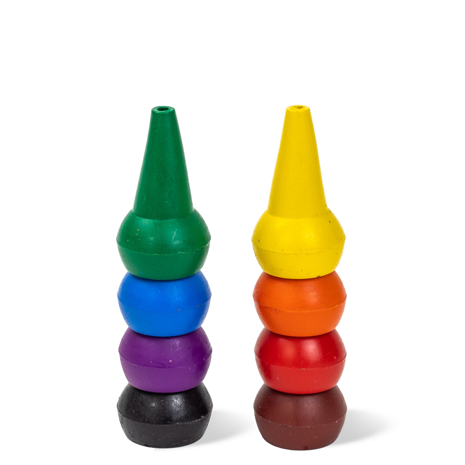 Kids Stackable Crayons (retro Rainbow)