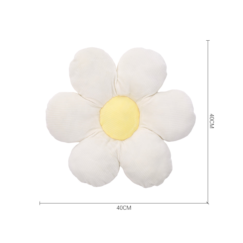 Daisy Shaped Seat Cushion Flower Throw Pillow