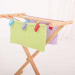 Wooden Children's Pretend Play Clothes Airer