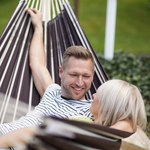 Barbados Mocca Double Cotton Traditional Garden Hammock With Bag