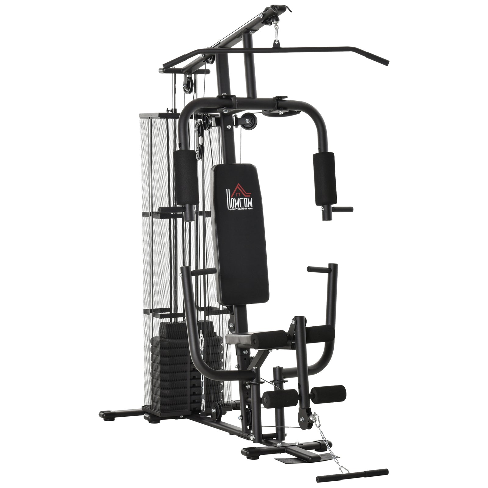 Multifunction Home Gym Weight Training Workout Station | Black