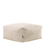Tetra Cord Extra Large Pouffe | Beige