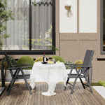 2pcs Folding Chair W/ Breathable Mesh Back And Seat