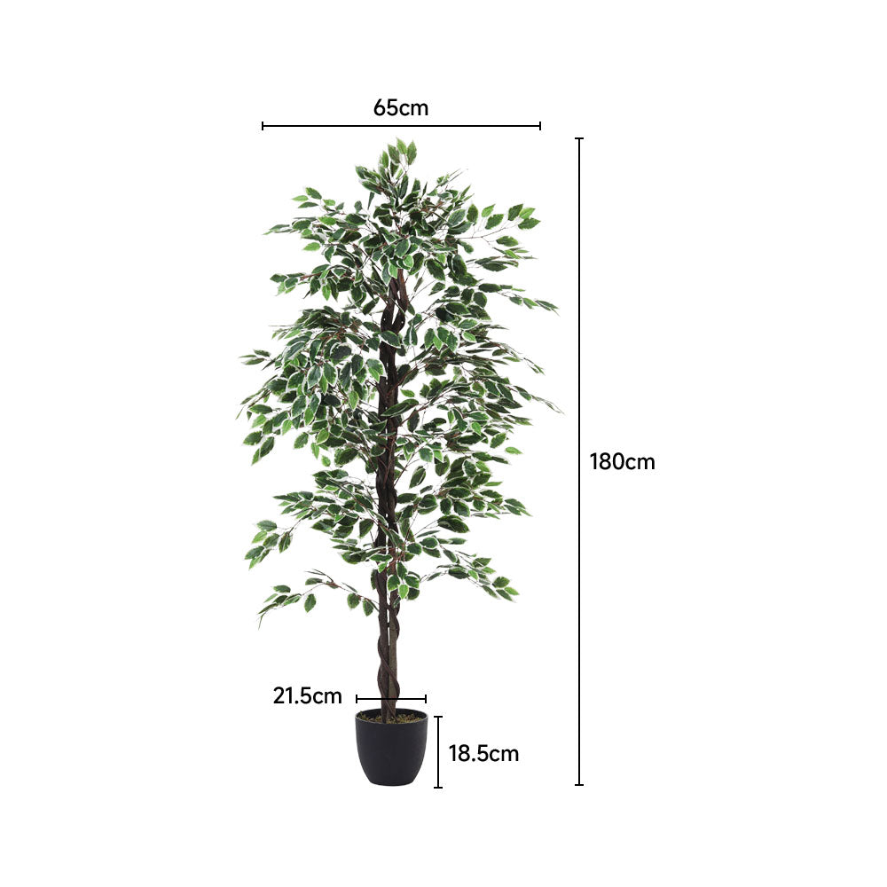 150cm/180cm Artificial Ficus Tree Decorative Plant In Planter | Large