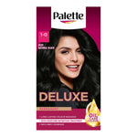 Deluxe Creme Colouration 1-0 Deep Natural Black Hair Dye, 2 Pack