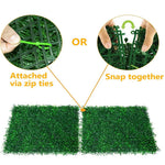 6pcs Decorative Artificial Boxwood Panels For Indoor Outdoor 40x60cm