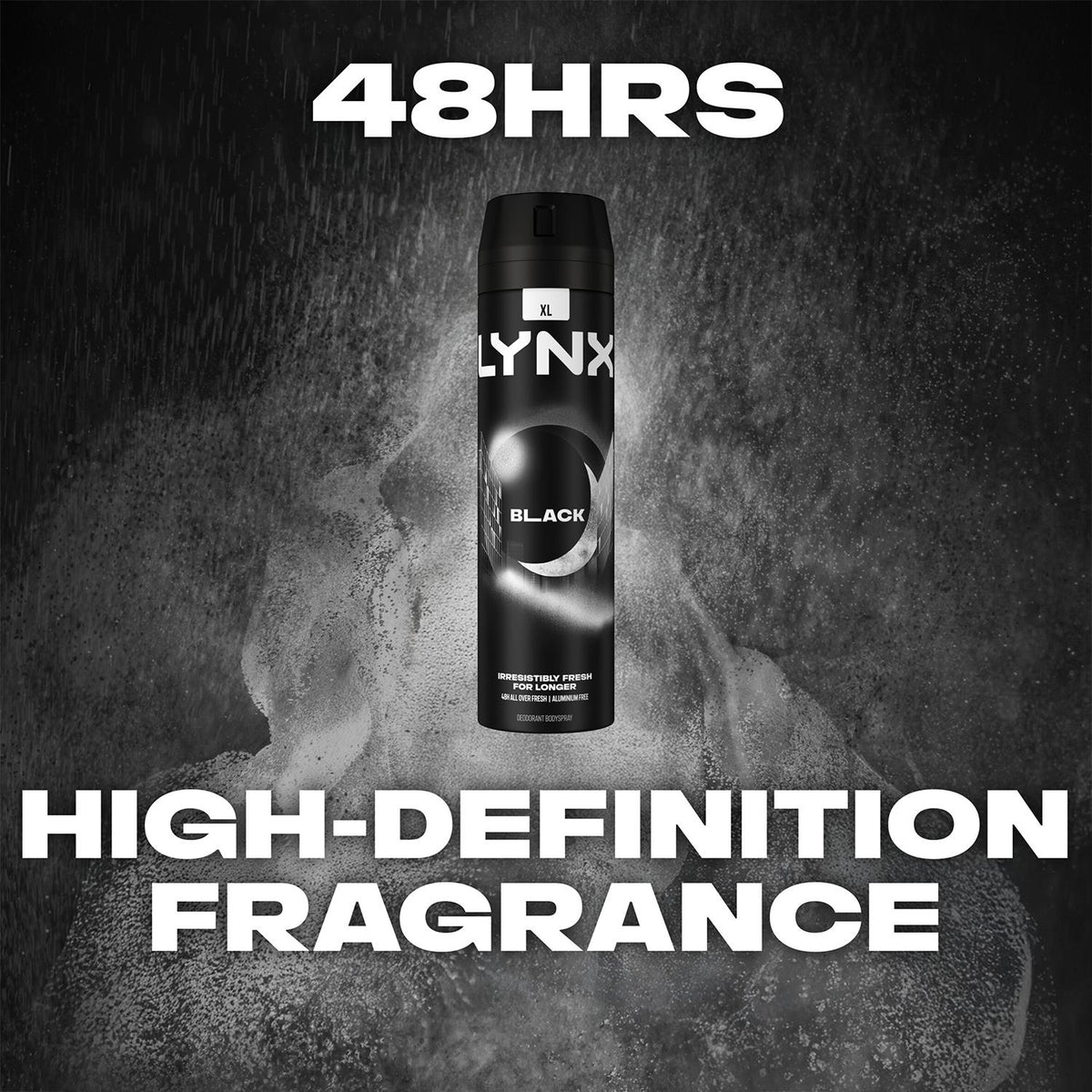 Xl Black Body Spray Deo 48h Fresh Frozen Pear & Cedarwood 200ml | Set of 12