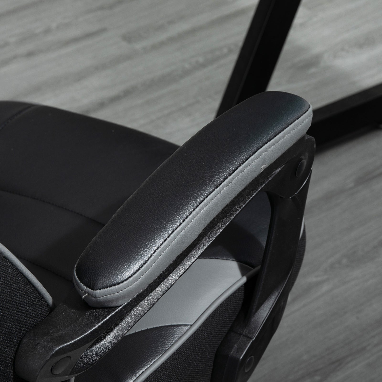 Gaming Chair Reclining W/ Footrest | Gray